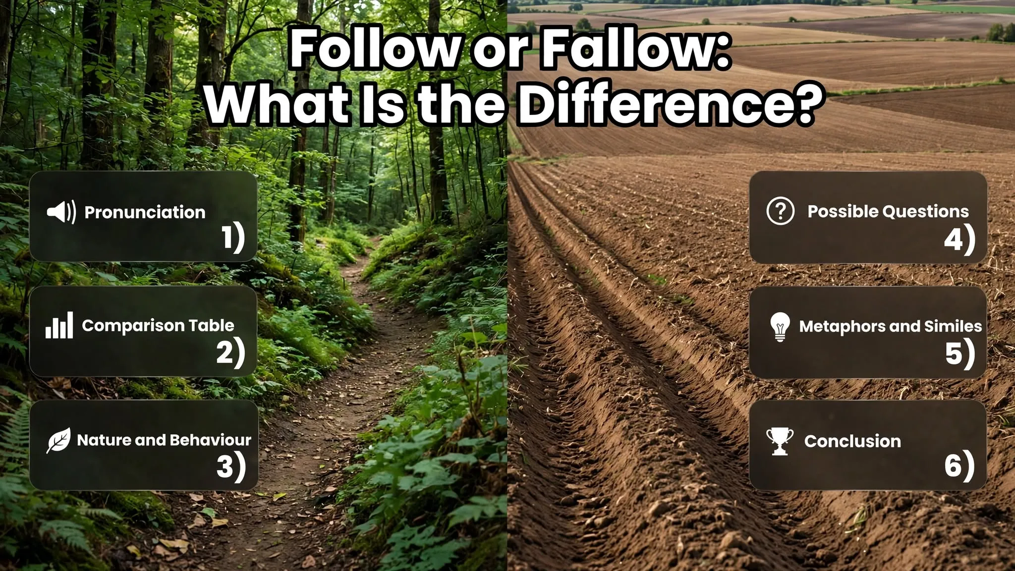 Follow or fallow