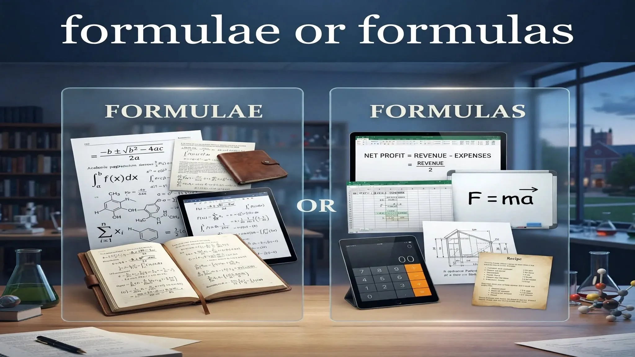 Nature and Behaviour of Formulae and Formulas