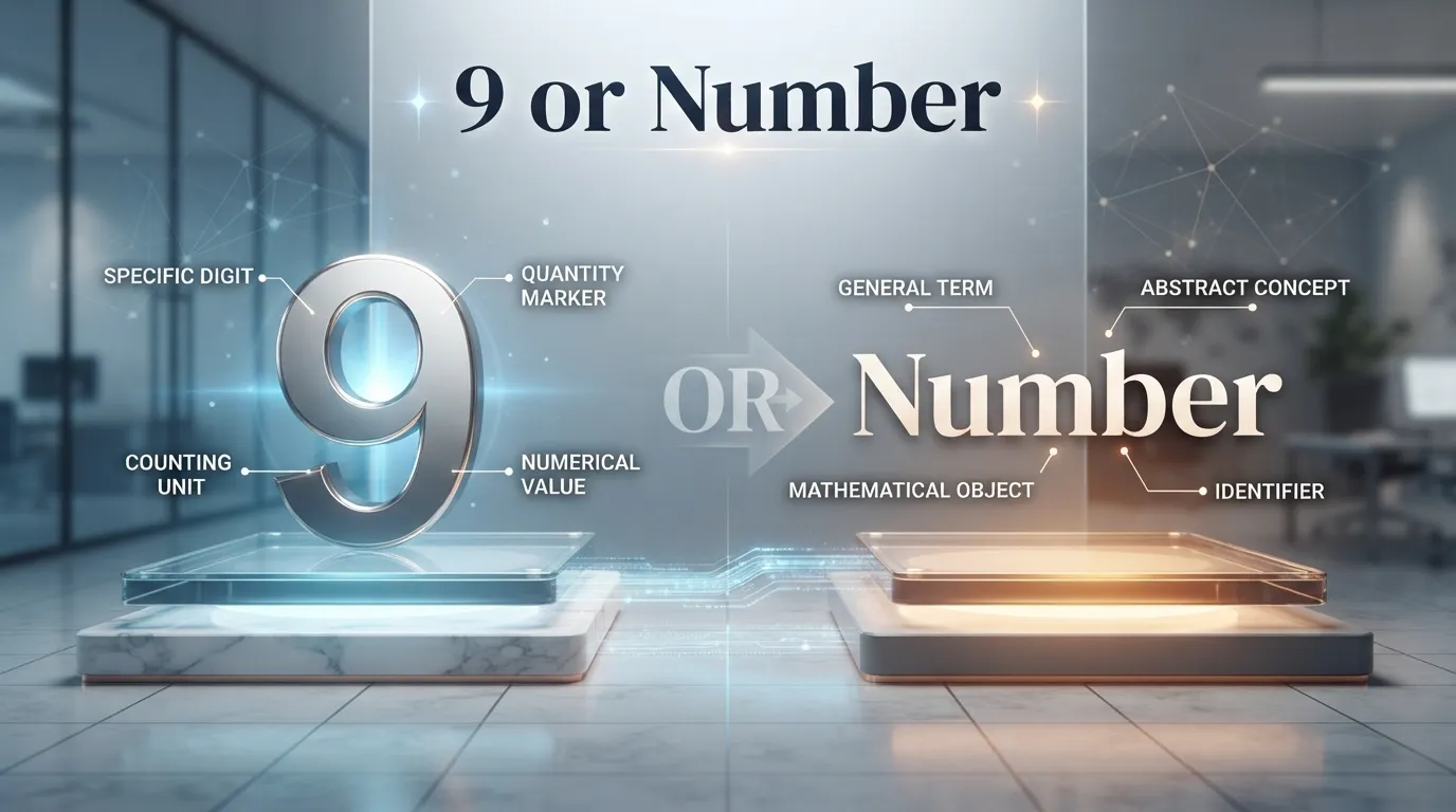 9 or number
