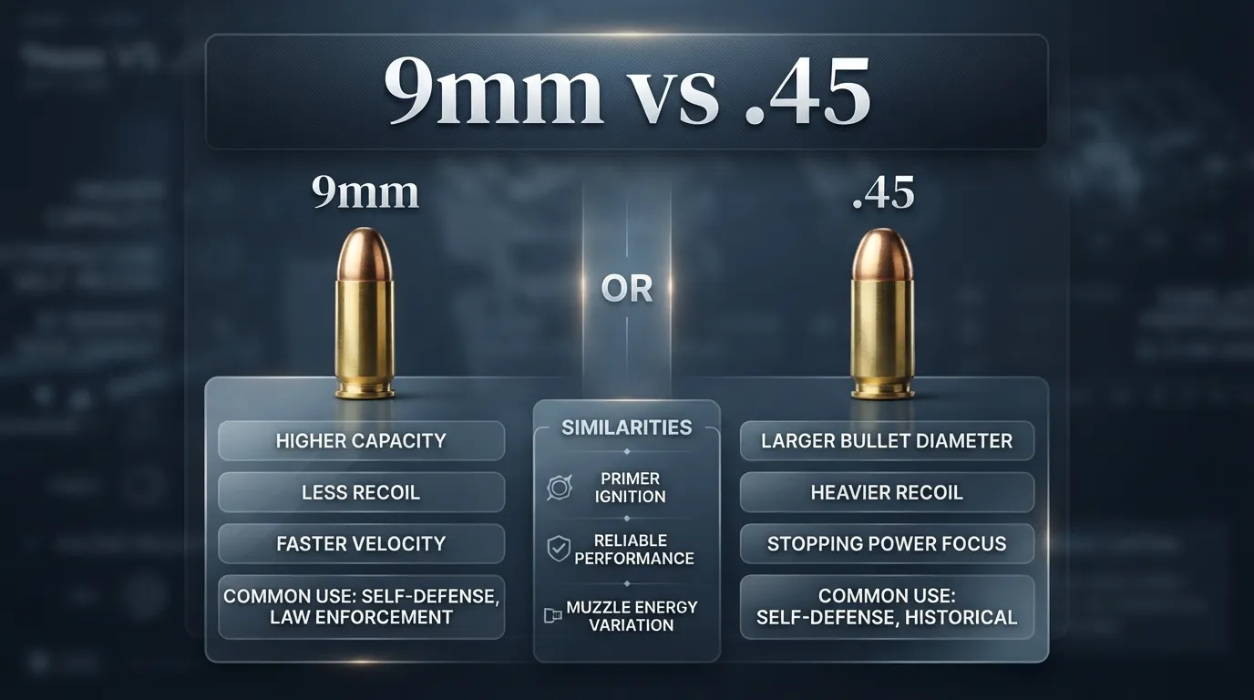 9mm or .45