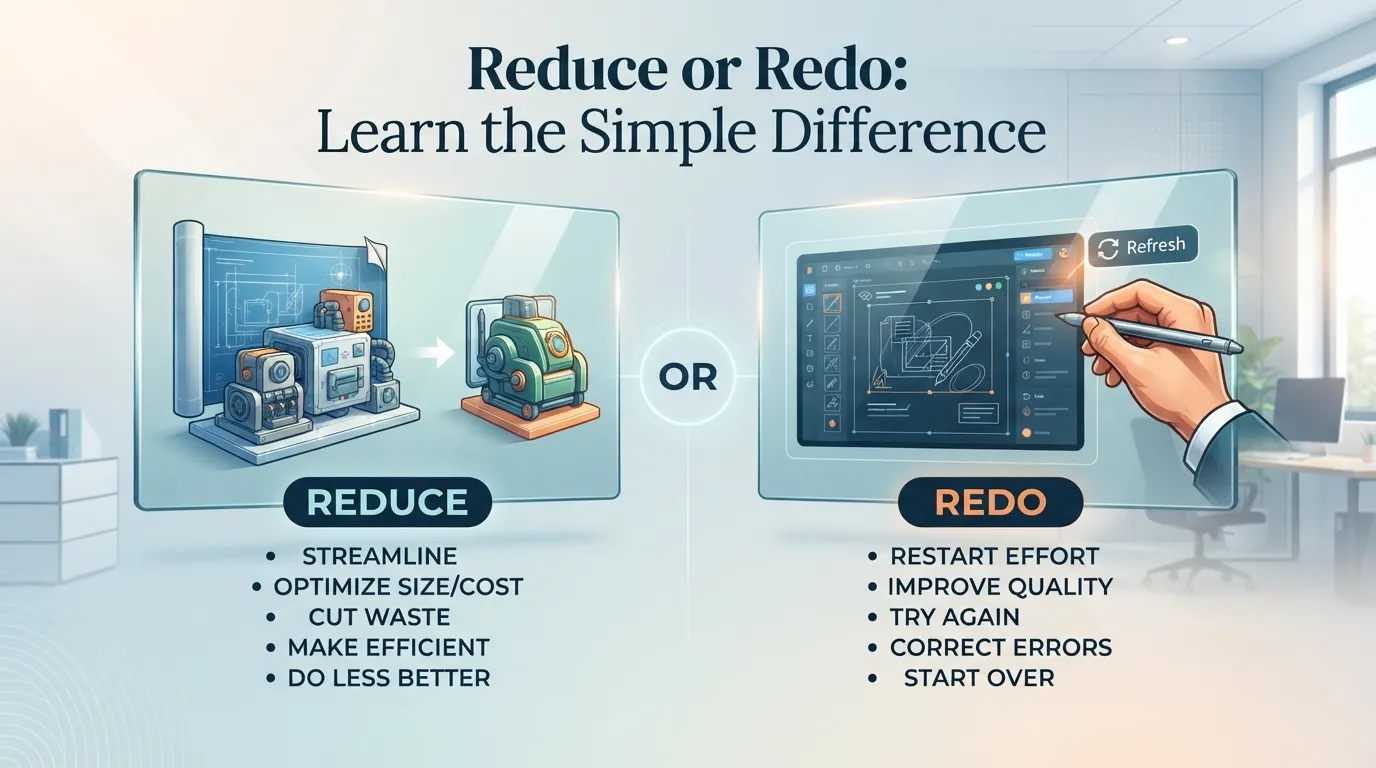 reduce or redo