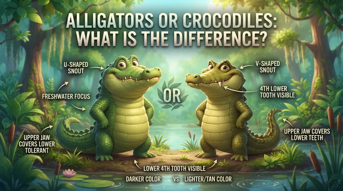 alligators or crocodiles