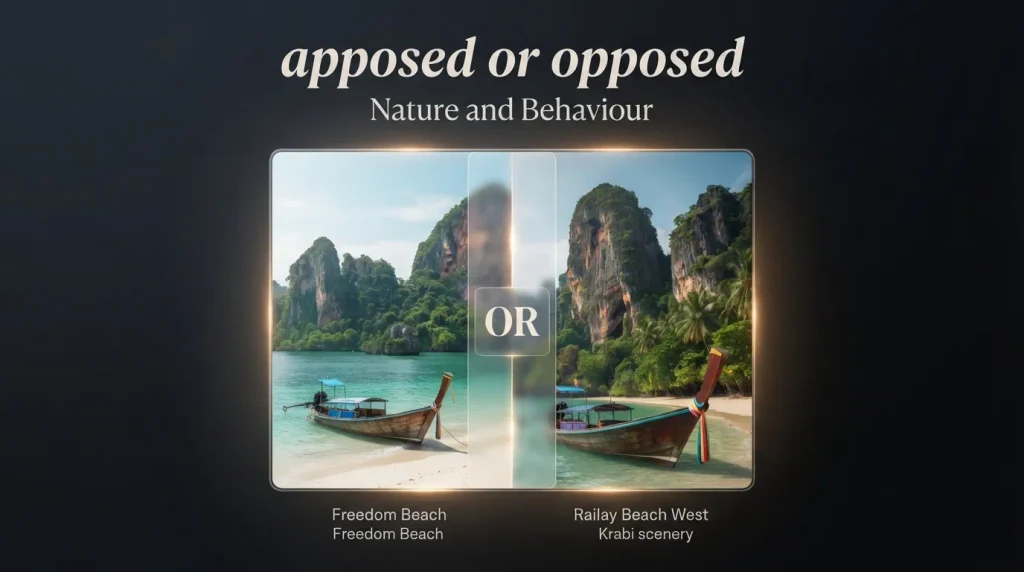 Nature and Behaviour of Apposed and Opposed