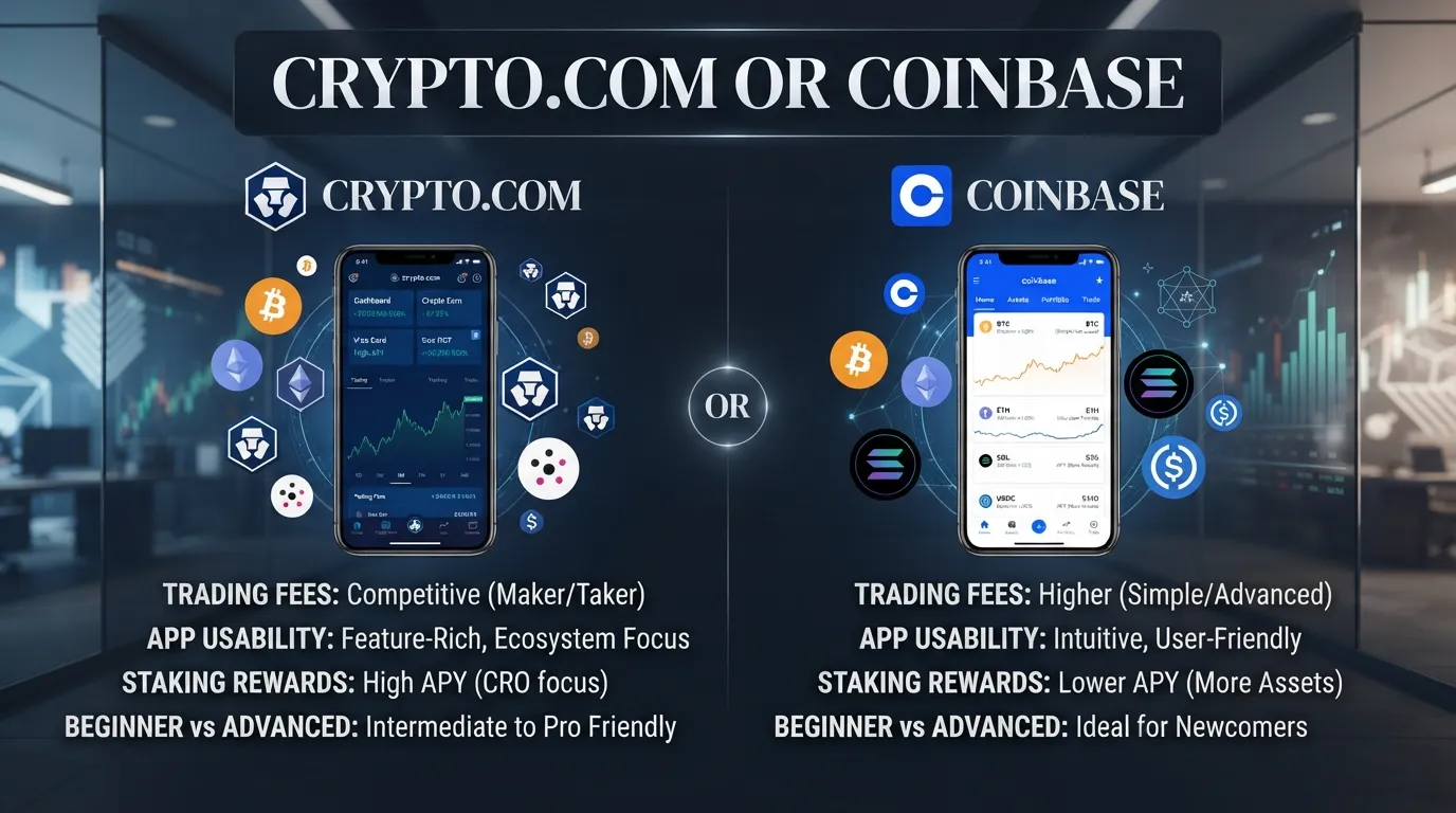 crypto.com or Coinbase