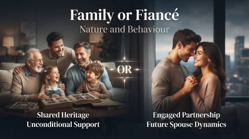 Nature and Behaviour of Family and Fiancé