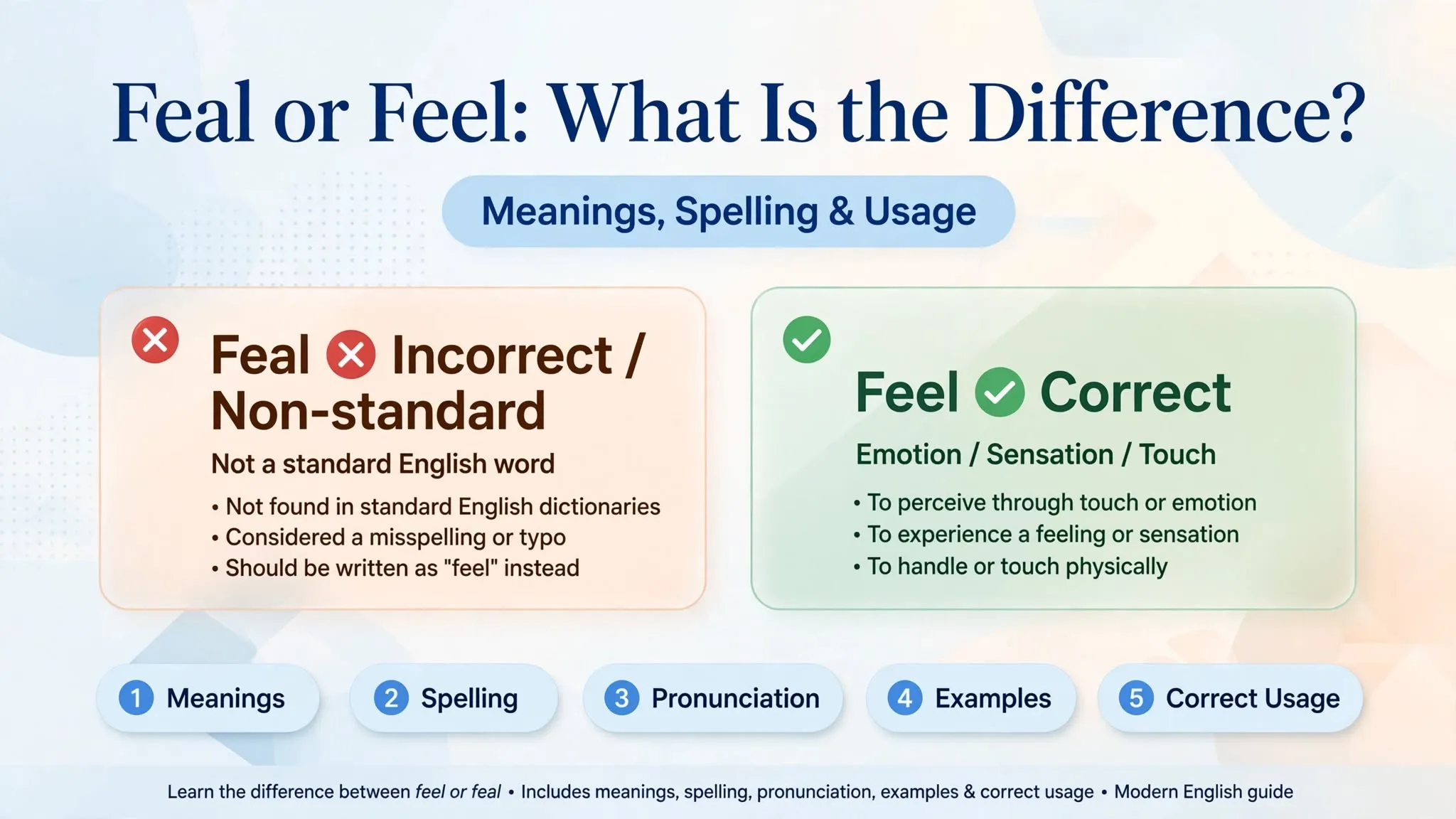 Feal or Feel