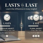 lasts or last