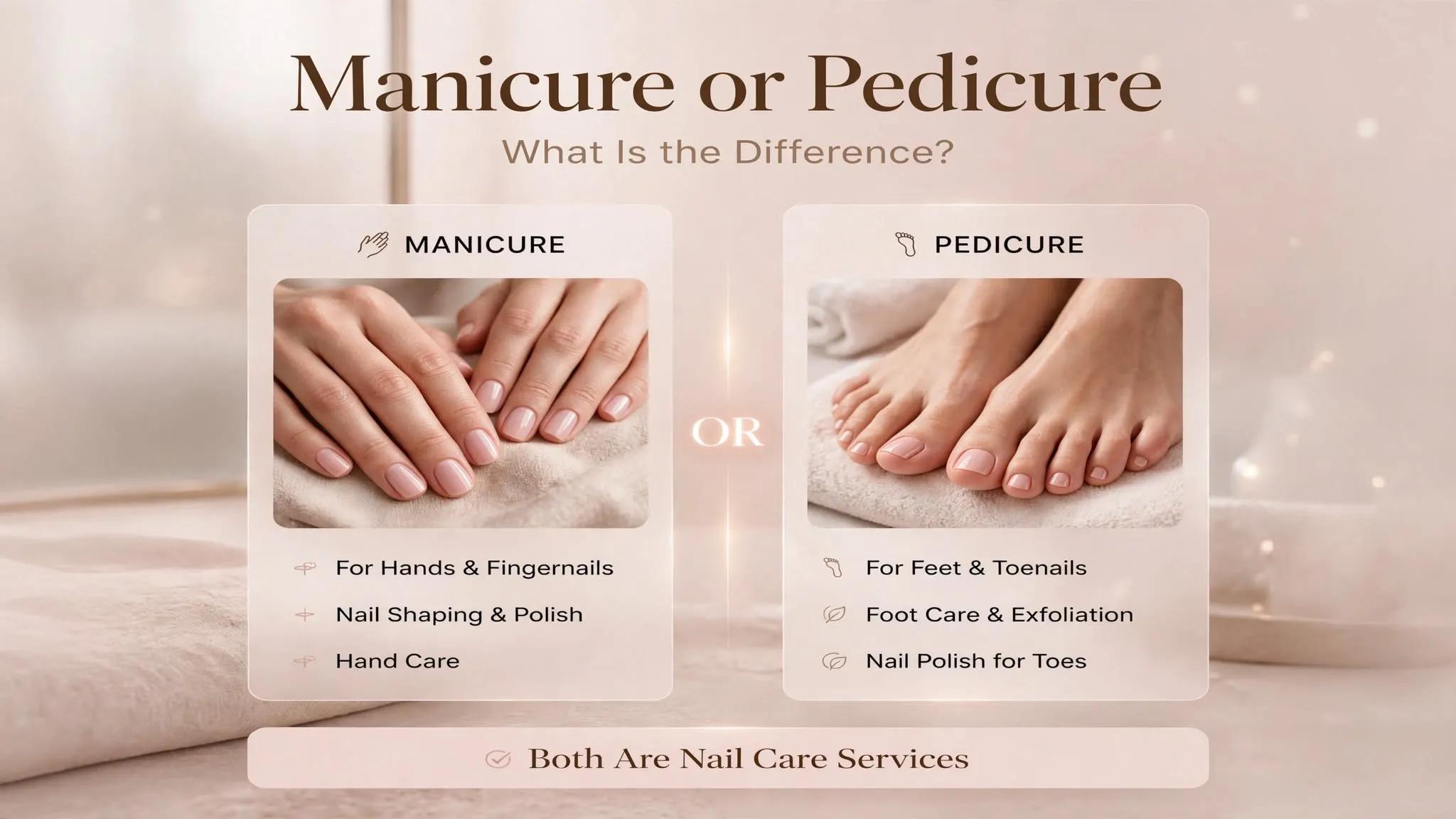 Manicure or Pedicure