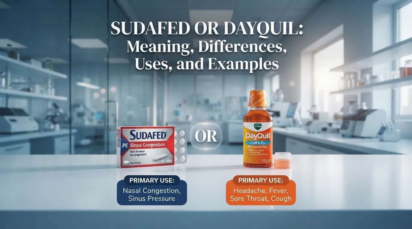 Sudafed or DayQuil