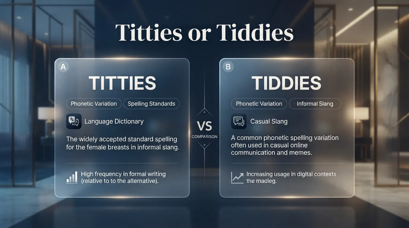 titties or tiddies
