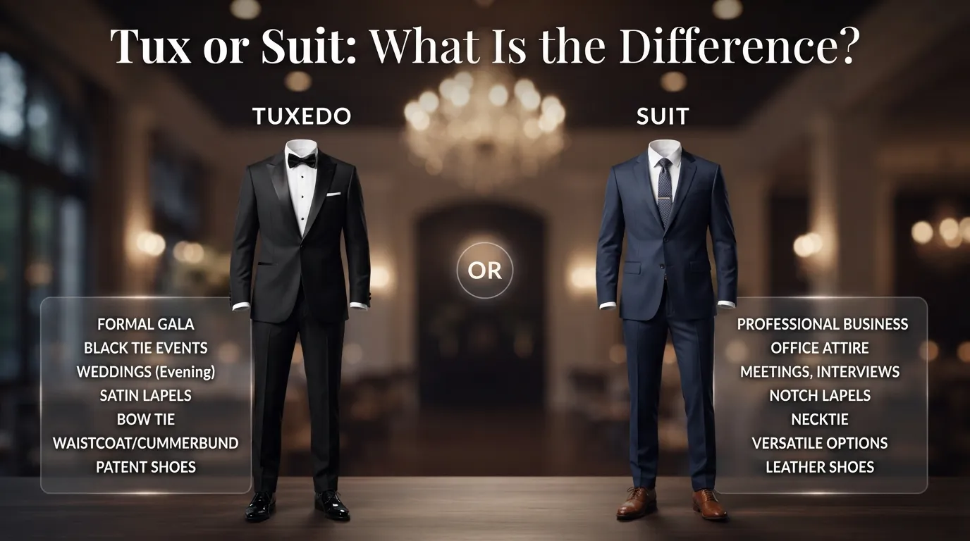 tux or suit